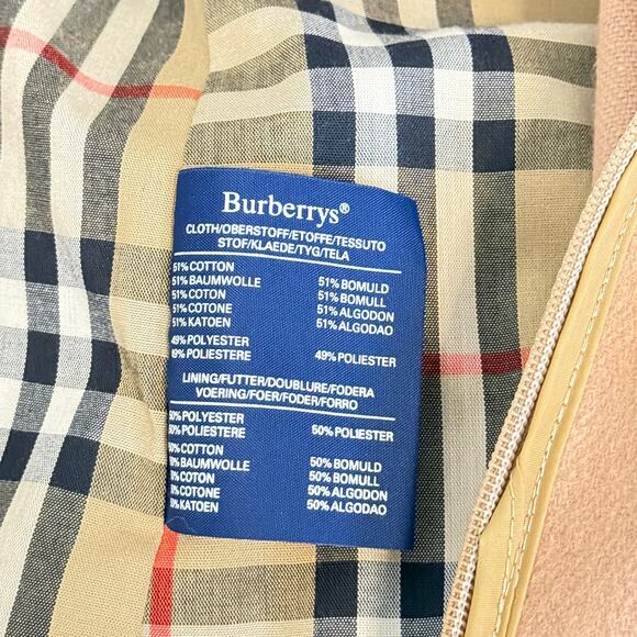 Burberry Heritage Trench Coat Vintage Classic Size 8 Long Vintage 90s Designer - Picture 7 of 16